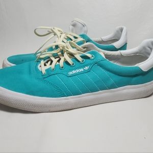 adidas mens 13 some small spots bright blue shoes